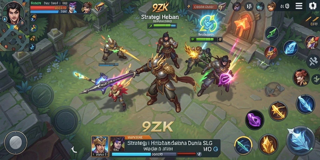 Tampilan gameplay seru dari 9ZK yang penuh strategi.