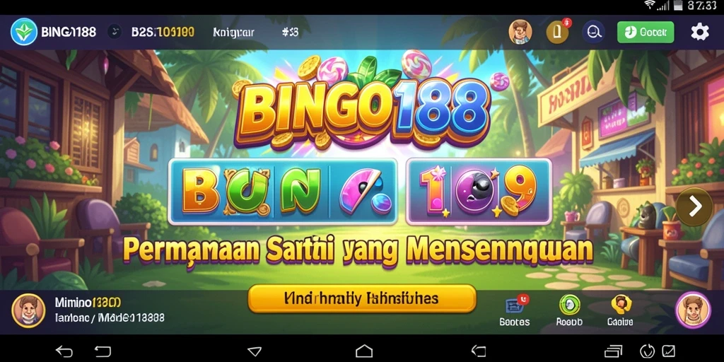 Tampilan menarik saat bermain bingo di BINGO188.