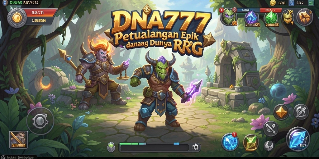 Tampilan gameplay DNA777 dengan aksi menarik dan karakter yang beragam.