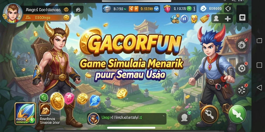 Tampilan gameplay GACORFUN yang menarik dan interaktif.