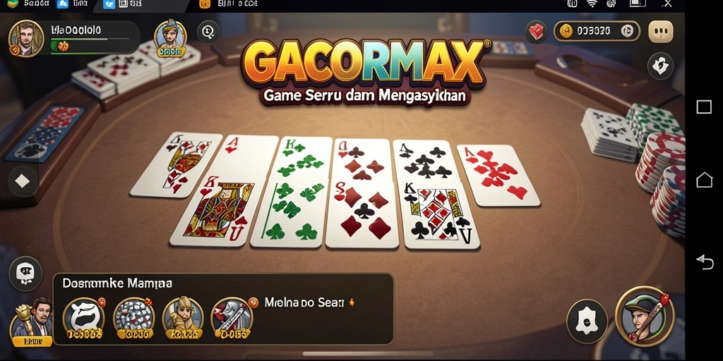 Tampilan gameplay seru di GACORMAX dengan teman-teman.