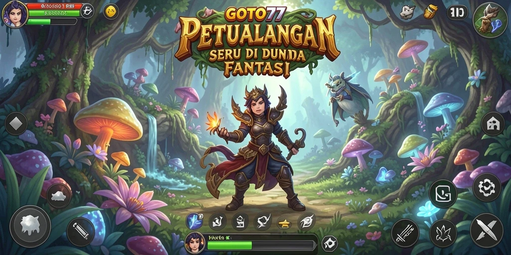 Tampilan gameplay petualangan yang seru dan mendebarkan di GOTO77.