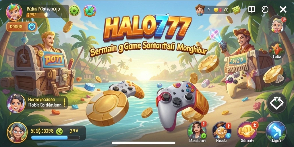 Tampilan gameplay seru dan menarik dari HALO777.