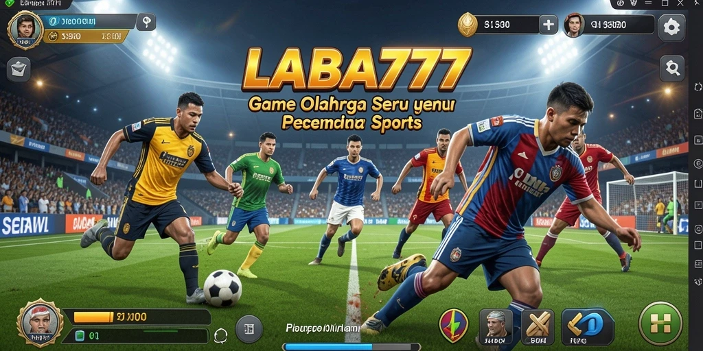 Tangkapan layar LABA777 menampilkan momen seru di pertandingan olahraga.