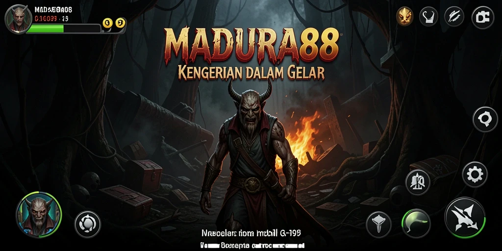 Tampilan gameplay menakutkan dengan suasana misterius dan mencekam.