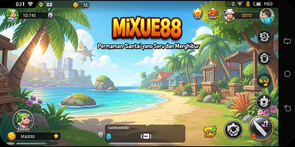 Tampilan gameplay MIXUE88 yang menarik dan penuh warna.