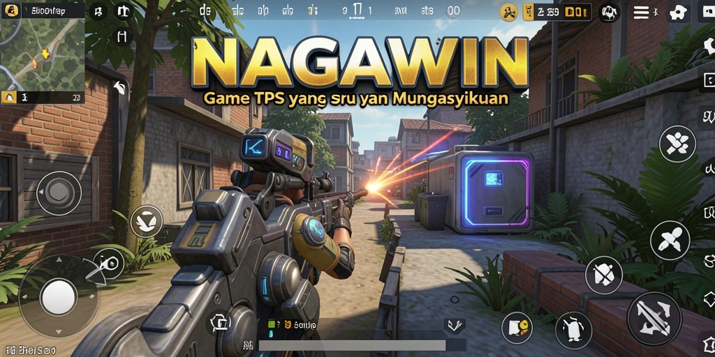 Tampilan gameplay NAGAWIN yang memukau dan mendebarkan.