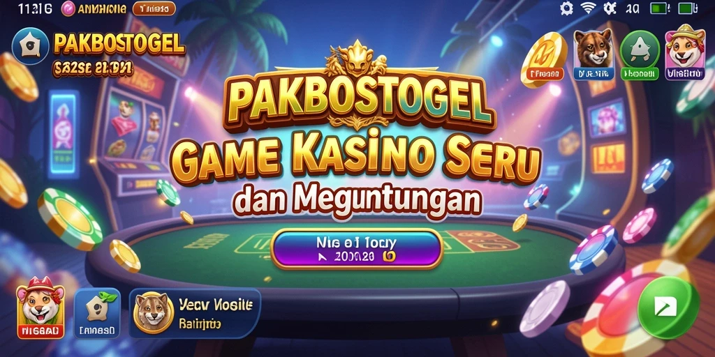 Tampilan gameplay seru dalam PAKBOSTOGEL yang membawa pengalaman Kasino ke level baru.