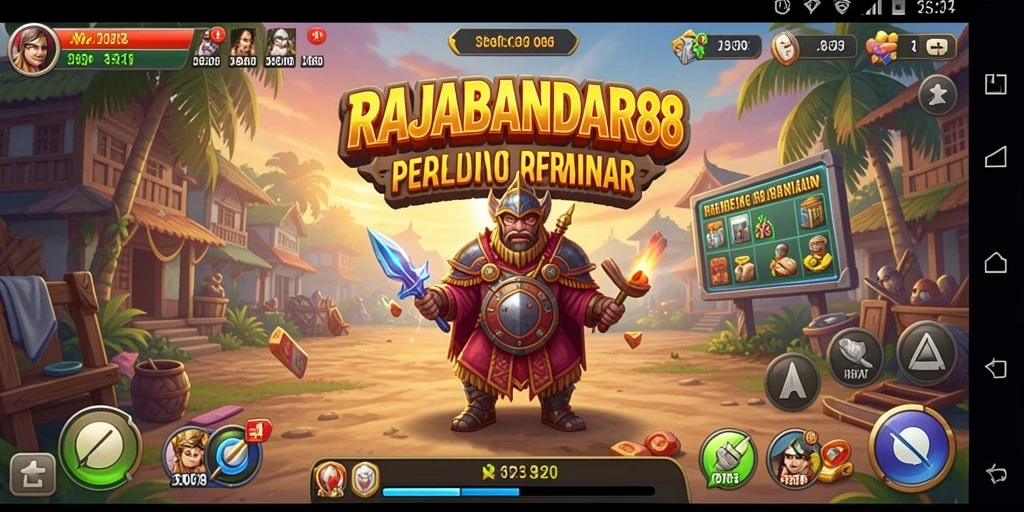 Tampilan seru gameplay RAJABANDAR88 dengan strategi cerdas.
