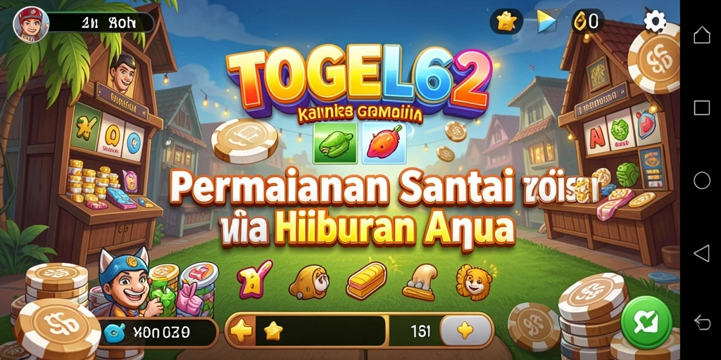 Screenshot gameplay TOGEL62 menampilkan pengalaman bermain yang santai dan seru.
