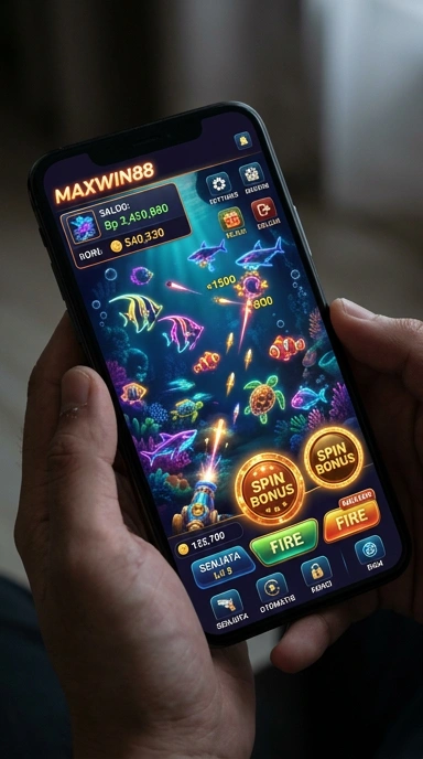 Tampilan utama aplikasi maxwin88 yang ramah pengguna.